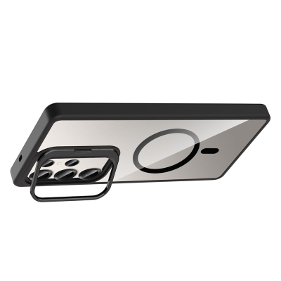 Galaxy S25 Ultra Case Stand Camera Lens Gift M-Safe Charging Feature Zore Etro Cover - 19