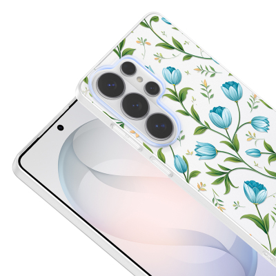 Galaxy S25 Ultra Case with Camera Protection, Patterned Zore Clip Cover - 11