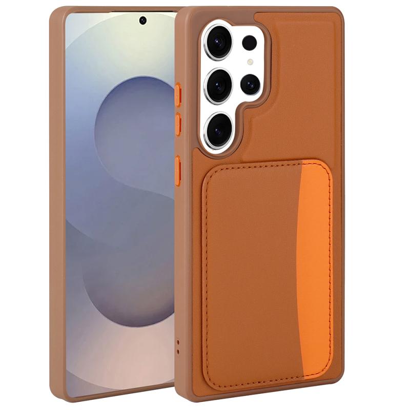 Galaxy S25 Ultra Case with Card Holder Zore X-Card Silicone Cover - 4