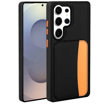 Galaxy S25 Ultra Case with Card Holder Zore X-Card Silicone Cover - 5