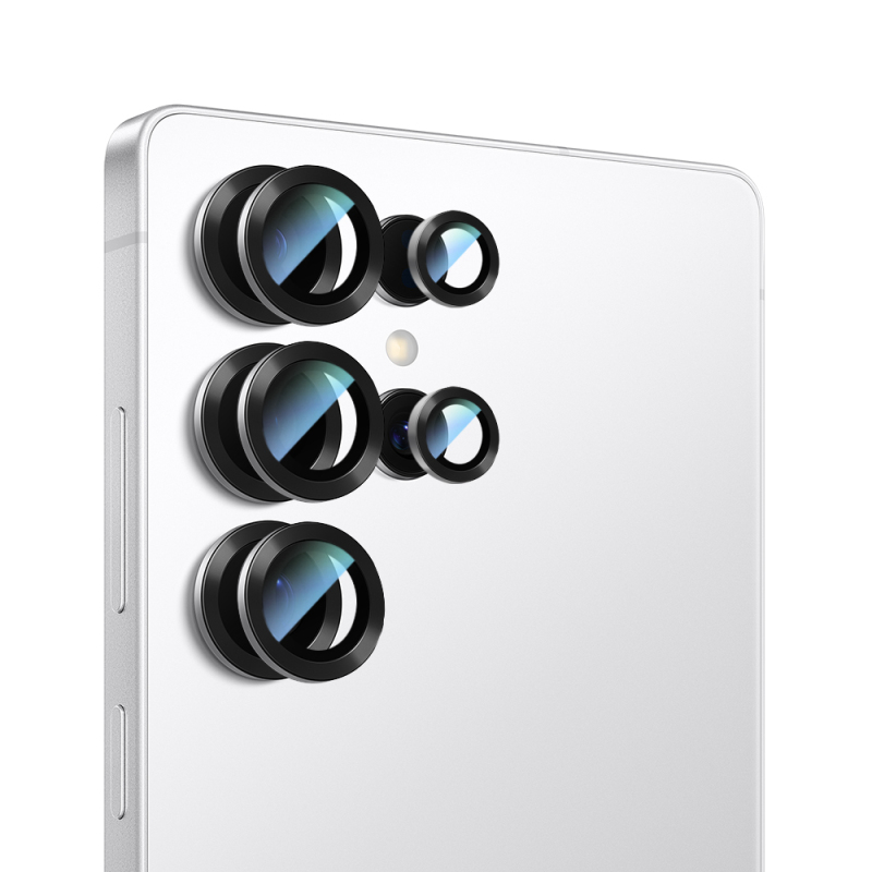 Galaxy S25 Ultra CaseWorld Alloy Serisi Oleofobik Anti Reflective Kamera Lens Koruyucu - 1