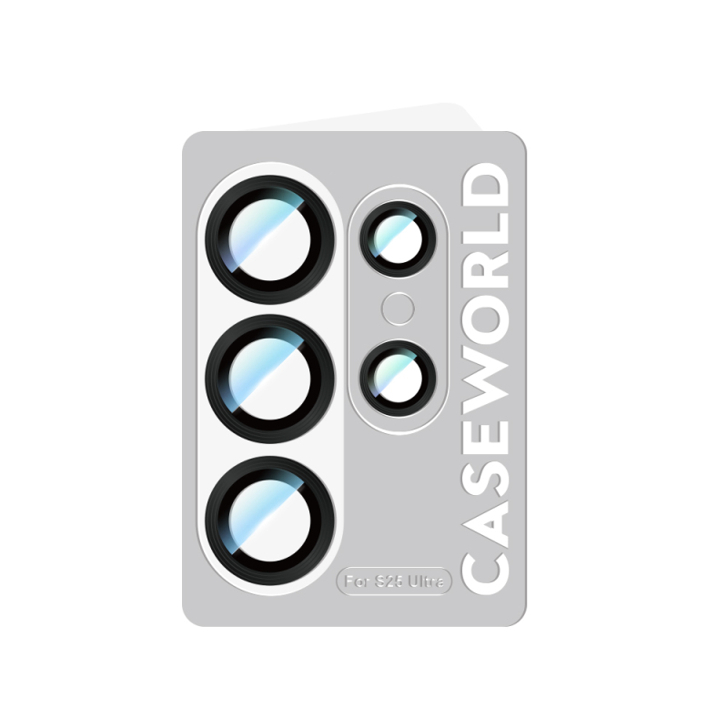 Galaxy S25 Ultra CaseWorld Alloy Serisi Oleofobik Anti Reflective Kamera Lens Koruyucu - 7
