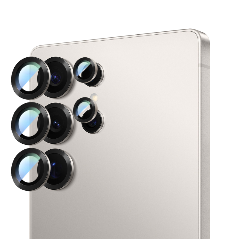Galaxy S25 Ultra CaseWorld Alloy Serisi Oleofobik Anti Reflective Kamera Lens Koruyucu - 3