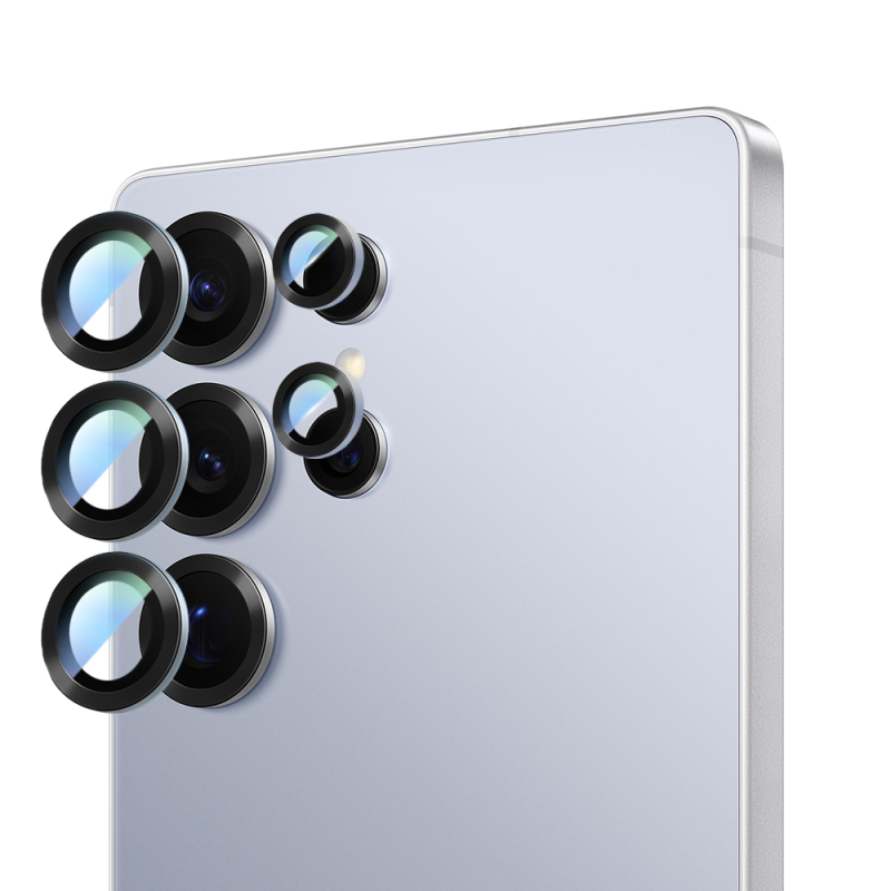 Galaxy S25 Ultra CaseWorld Alloy Serisi Oleofobik Anti Reflective Kamera Lens Koruyucu - 4