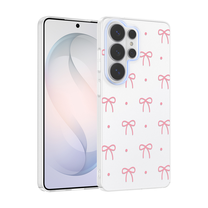 Galaxy S25 Ultra Kılıf Kamera Korumalı Desenli Zore Klip Kapak - 1