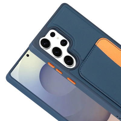 Galaxy S25 Ultra Kılıf Kartlıklı Zore X-Kart Silikon Kapak - 13