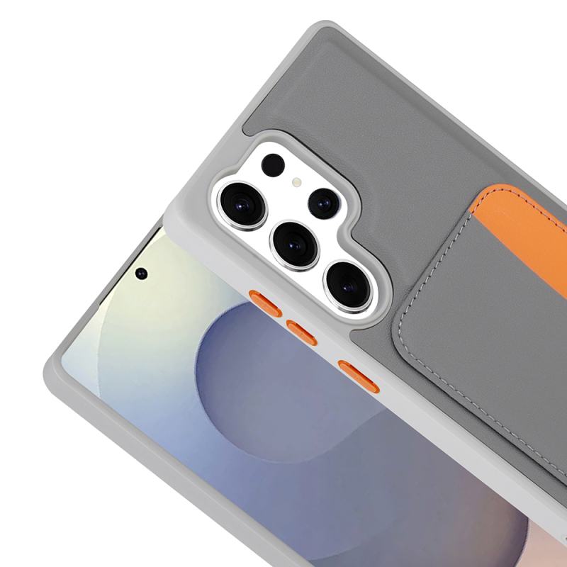 Galaxy S25 Ultra Kılıf Kartlıklı Zore X-Kart Silikon Kapak - 14