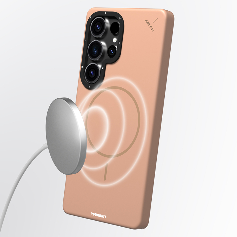Galaxy S25 Ultra Kılıf M-safe Şarj Özellikli Youngkit Dynamag Serisi Kapak - 12