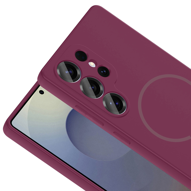 Galaxy S25 Ultra Kılıf M-safe Şarj Özellikli Zore Meta Kapak - 20