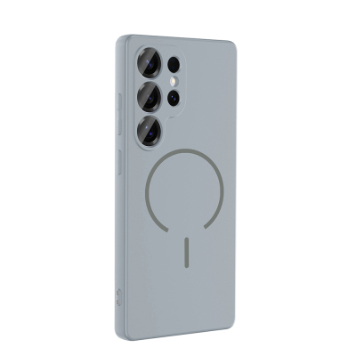 Galaxy S25 Ultra Kılıf M-safe Şarj Özellikli Zore Meta Kapak - 14