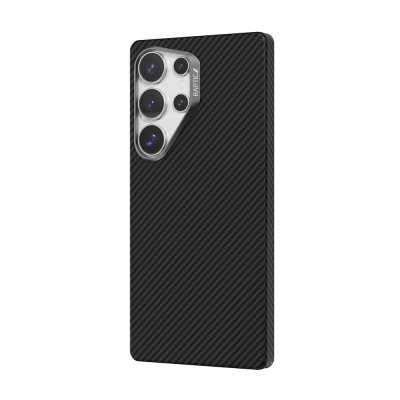 Galaxy S25 Ultra Kılıf M-safe Şarj Özellikli 600D Metal Kamera Çerçeveli Raptic Aramid Fiber Serisi Kapak - 6