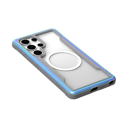 Galaxy S25 Ultra Kılıf M-safe Şarj Özellikli Airbagli Raptic Shield Serisi Şeffaf Arka Yüzey Kapak - 30
