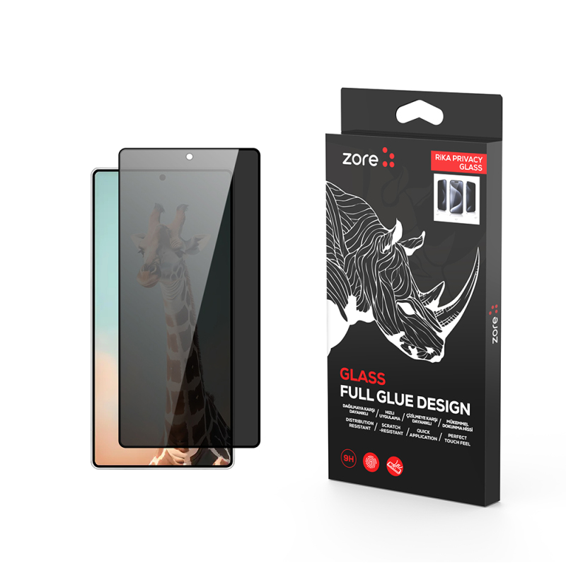 Galaxy S25 Ultra Zore Rika Premium Privacy Tempered Glass Screen Protector - 2