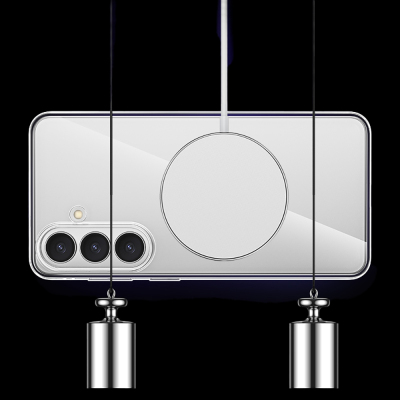 Galaxy S26 Case M-safe Charging Feature Transparent Hard PC Wlons Pita Cover - 7