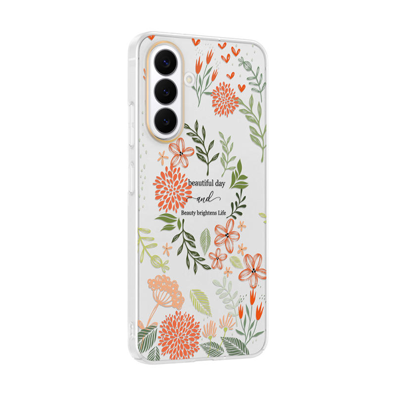 Galaxy S26 Kılıf Kamera Korumalı Desenli Zore Klip Kapak - 8