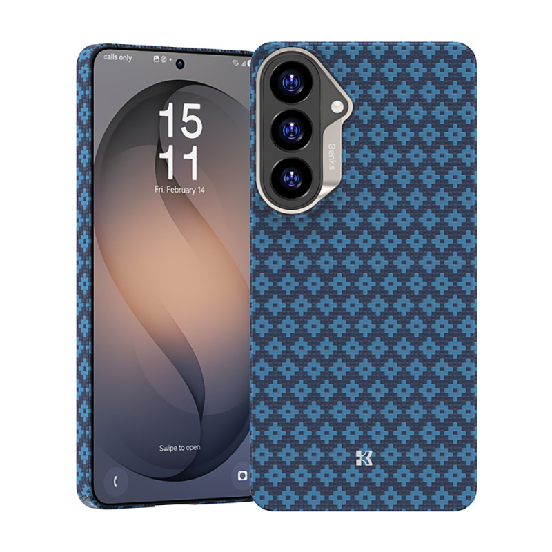 Galaxy S26 Kılıf M-Safe Şarj Özellikli Benks ArmorAir ArmorGrid Serisi Kevlar Kapak - 4