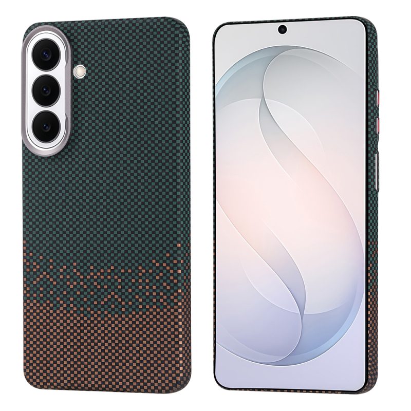 Galaxy S26 Kılıf M-safe Şarj Özellikli Karbon Fiber Görünümlü Zore Nekst Kapak - 1
