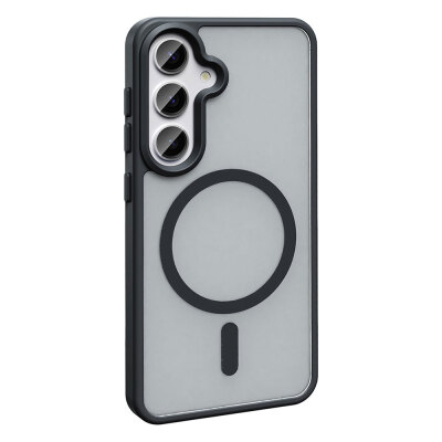 Galaxy S26 Kılıf M-safe Şarj Özellikli Mat Arka Yüzey Zore Sio Kapak - 11