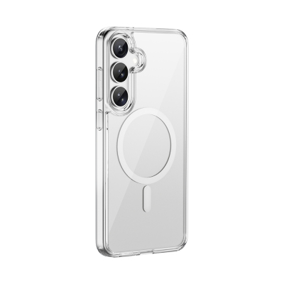 Galaxy S26 Kılıf Wiwu MCC-101 iShield Pro Serisi M-safe Şarj Özellikli Crystal Sert PC Kapak - 3