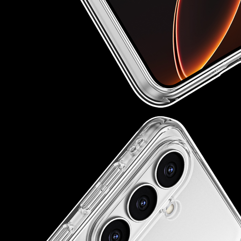 Galaxy S26 Plus Case M-safe Charging Enabled Transparent Hard PC Wlons Pita Cover - 7