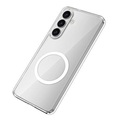 Galaxy S26 Plus Case M-safe Charging Enabled Transparent Hard PC Wlons Pita Cover - 3