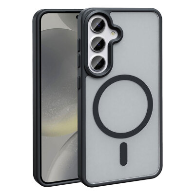 Galaxy S26 Plus Case M-safe Charging Feature Matte Back Surface Zore Sio Cover - 5