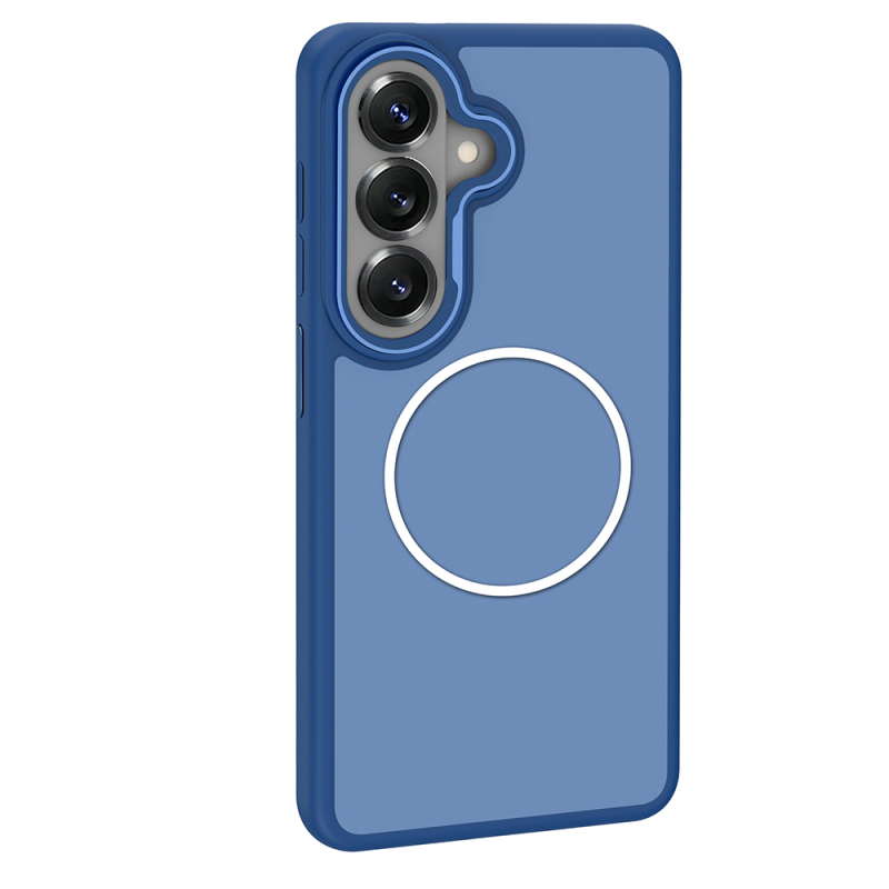 Galaxy S26 Plus Kılıf M-Safe Şarj Özellikli Metal Kamera Çerçeveli Zore Sanremo Silikon Kapak - 10