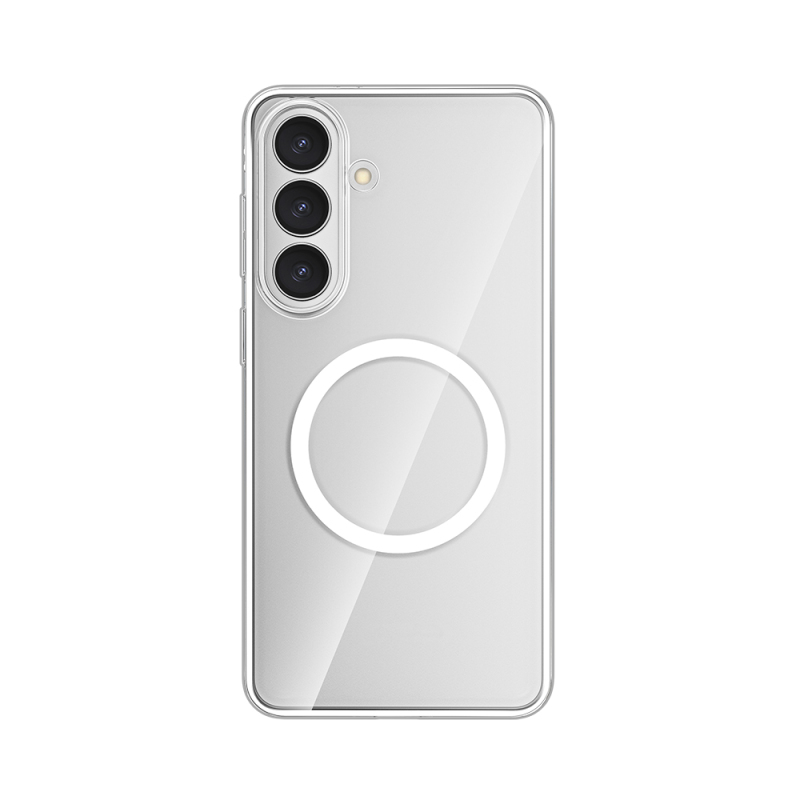 Galaxy S26 Plus Kılıf M-safe Şarj Özellikli Transparan Sert PC Wlons Pita Kapak - 2