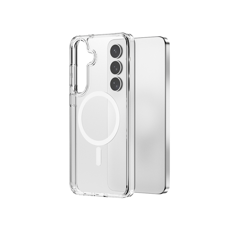 Galaxy S26 Plus Kılıf Wiwu MCC-101 iShield Pro Serisi M-safe Şarj Özellikli Crystal Sert PC Kapak - 3