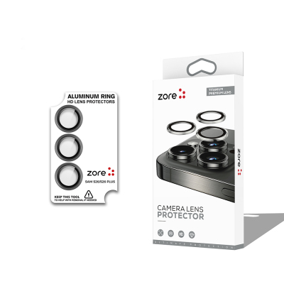 Galaxy S26 Plus Zore CL-12 Premium Safir Parmak İzi Bırakmayan Anti-Reflective Kamera Lens Koruyucu - 5