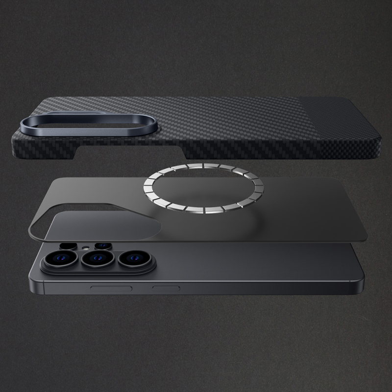 Galaxy S26 Ultra Case M-safe Charging Enabled 1500D Aramid Fiber Amazingthing Titan Max Series Cover - 9