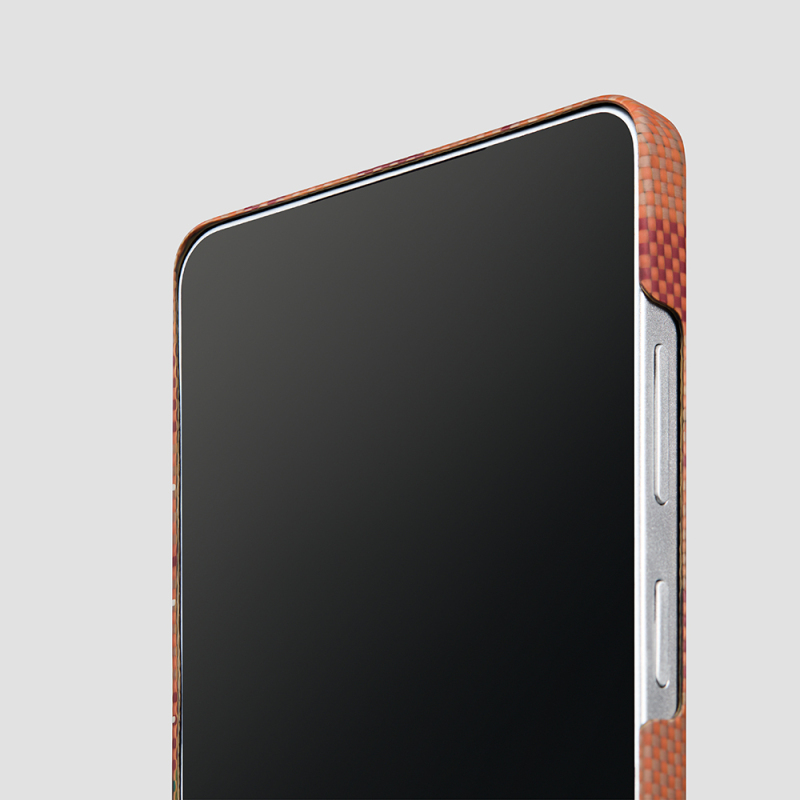 Galaxy S26 Ultra Case M-safe Charging Enabled Aramid Fiber Pitaka Flora in Grid Series Cover - 13
