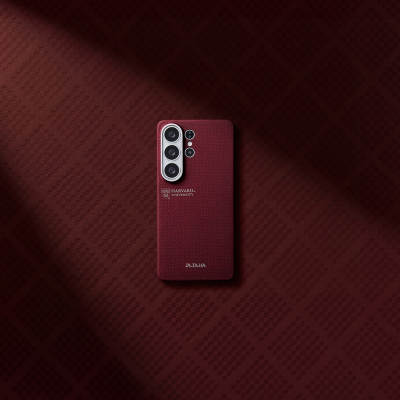 Galaxy S26 Ultra Case M-safe Charging Enabled Aramid Fiber Pitaka Harvard University Series Cover - 11