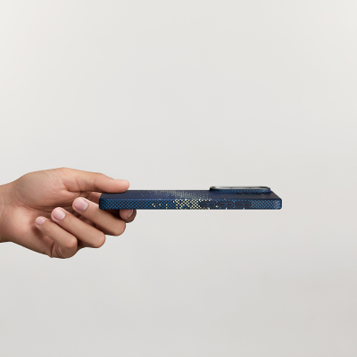 Galaxy S26 Ultra Case M-safe Charging Enabled Aramid Fiber Pitaka Tactile Woven Starpeak Edge Series Milky Way Galaxy Cover - 11