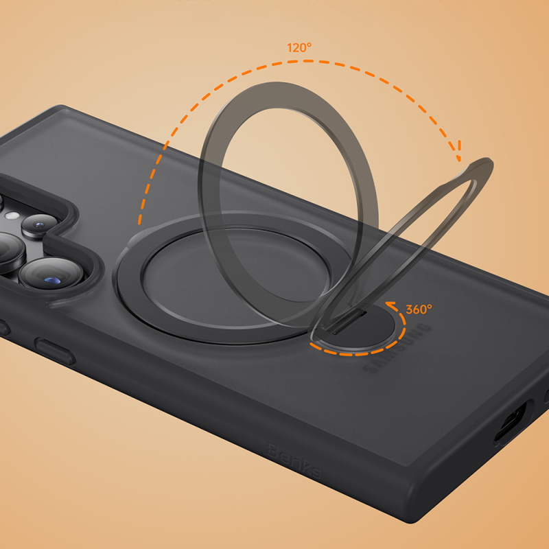 Galaxy S26 Ultra Case M-safe Charging Enabled Benks Stand Mist Protective Cover - 12