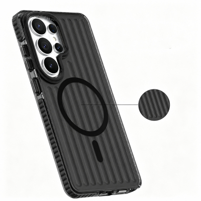 Galaxy S26 Ultra Case M-safe Charging Enabled Cutout Design Mutural Luggage Series Cover - 4