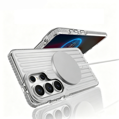 Galaxy S26 Ultra Case M-safe Charging Enabled Cutout Design Mutural Luggage Series Cover - 15