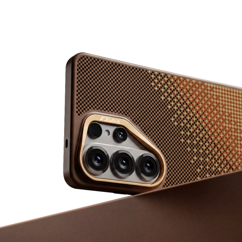 Galaxy S26 Ultra Case M-safe Charging Enabled Raptic Aramid Skin Dual Series Cover - 16