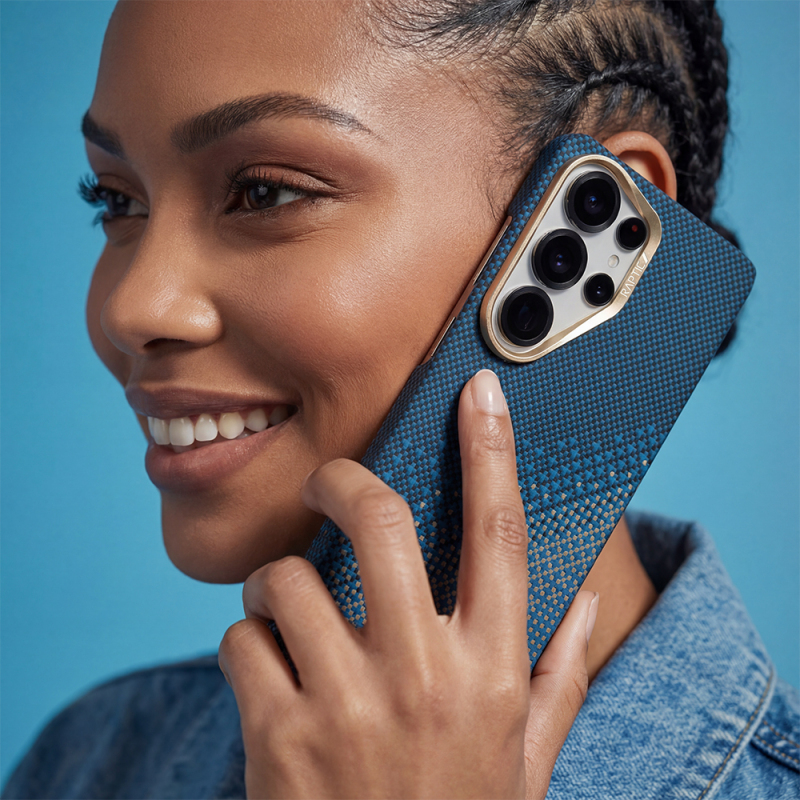 Galaxy S26 Ultra Case M-safe Charging Enabled Raptic Aramid Skin Series Cover - 16