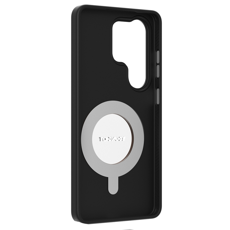 Galaxy S26 Ultra Case M-safe Charging Feature 360° Stand, Simple Matte Leather Design, Youngkit Tech Leather Series Cover - 12