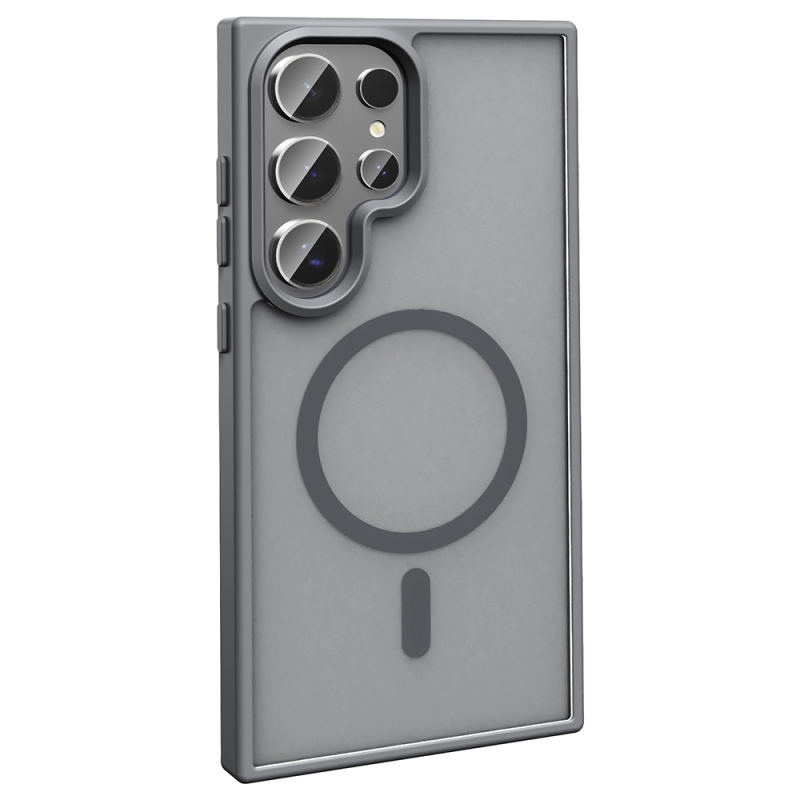 Galaxy S26 Ultra Case M-safe Charging Feature Matte Back Surface Zore Sio Cover - 11