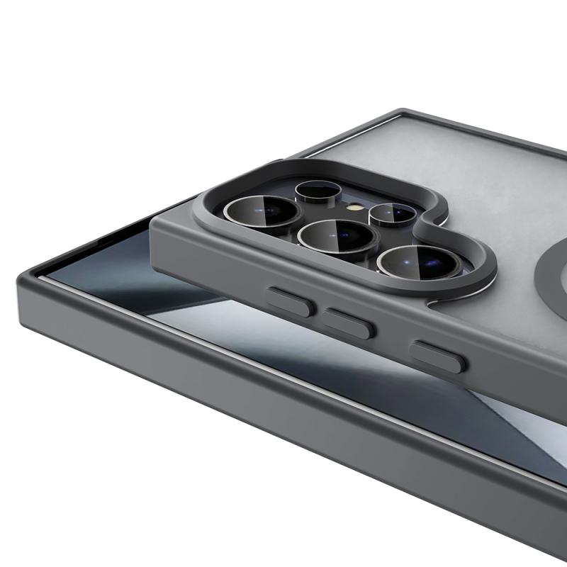 Galaxy S26 Ultra Case M-safe Charging Feature Matte Back Surface Zore Sio Cover - 12