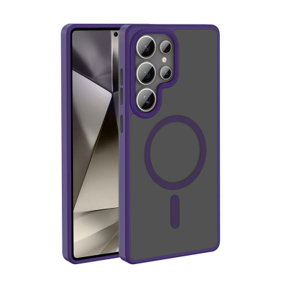 Galaxy S26 Ultra Case M-safe Charging Feature Matte Back Surface Zore Sio Cover - 3