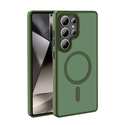 Galaxy S26 Ultra Case M-safe Charging Feature Matte Back Surface Zore Sio Cover - 6