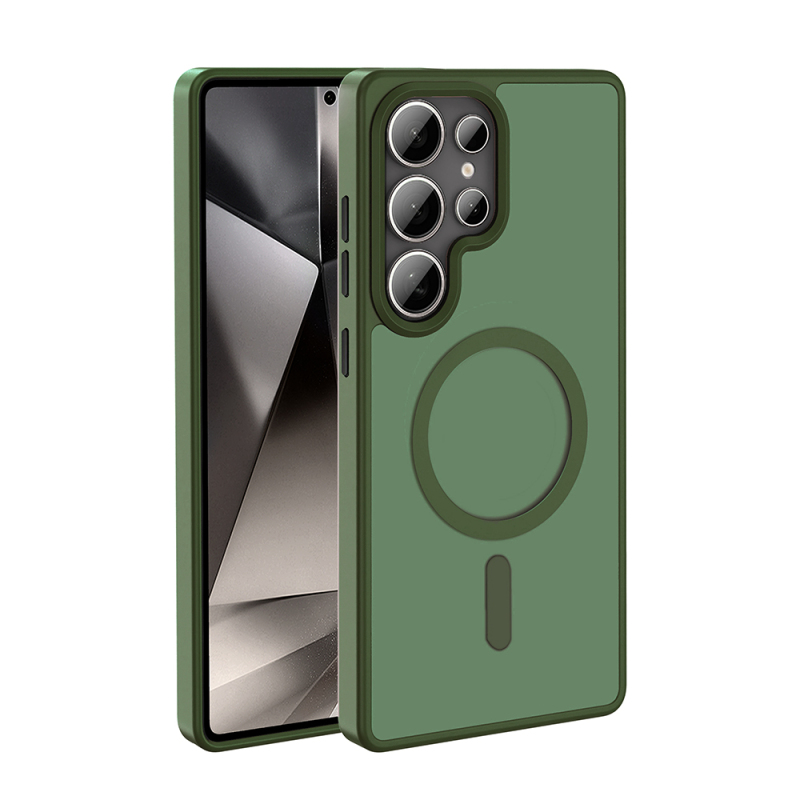 Galaxy S26 Ultra Case M-safe Charging Feature Matte Back Surface Zore Sio Cover - 6