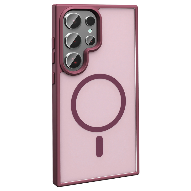 Galaxy S26 Ultra Case M-safe Charging Feature Matte Back Surface Zore Sio Cover - 13