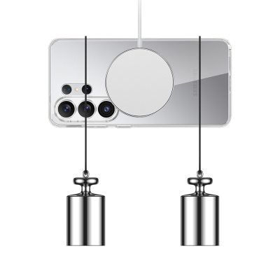 Galaxy S26 Ultra Case M-safe Charging Feature Transparent Hard PC Wlons Pita Cover - 9