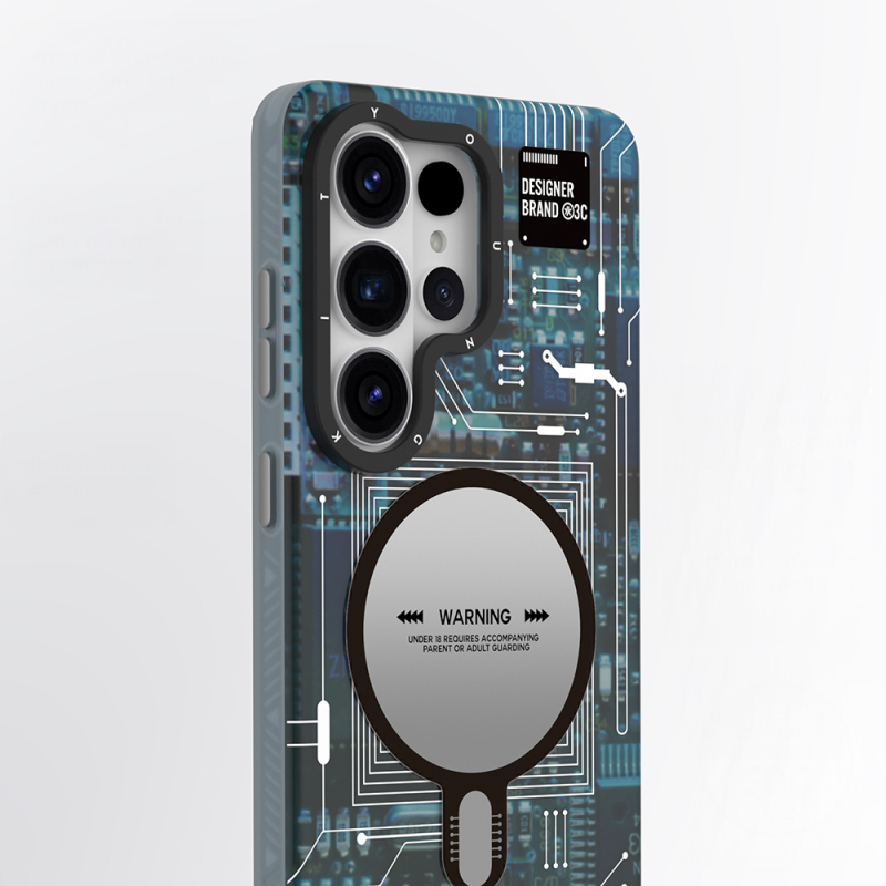 Galaxy S26 Ultra Case M-safe Charging Feature Youngkit 360 Degree Stand Technology Series Cover - 8