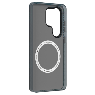 Galaxy S26 Ultra Case M-safe Charging Feature Youngkit 360 Degree Stand Technology Series Cover - 12