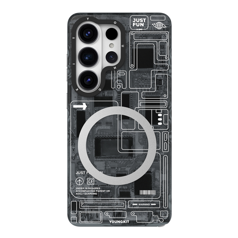 Galaxy S26 Ultra Case M-safe Charging Feature Youngkit 360 Degree Stand Technology Series Cover - 2